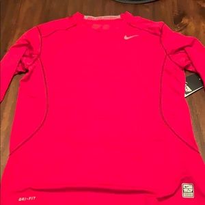 Nike Pro Combat Long Sleeve Fitted Large